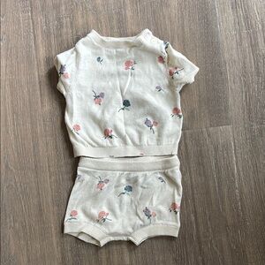 Little Planet by Carters Floral Knit Baby Outfit
